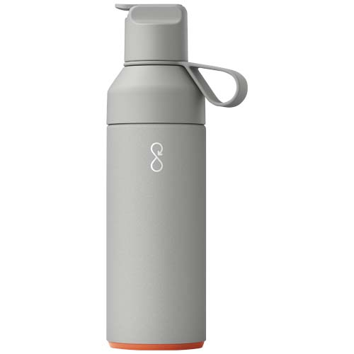 Bouteille inox recyclé personnalisable 500ml Ocean Bottle GO Gris roche